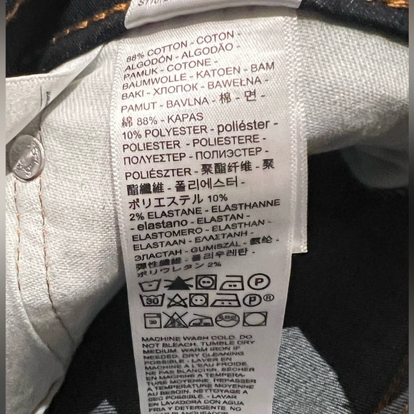 Levi's Flex Stretch 512 Slim Taper Denim Jeans - Picture 8 of 8